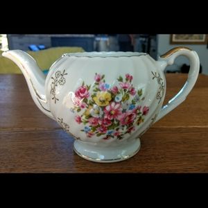 Rare Napcoware Swirled Floral Tea Pot